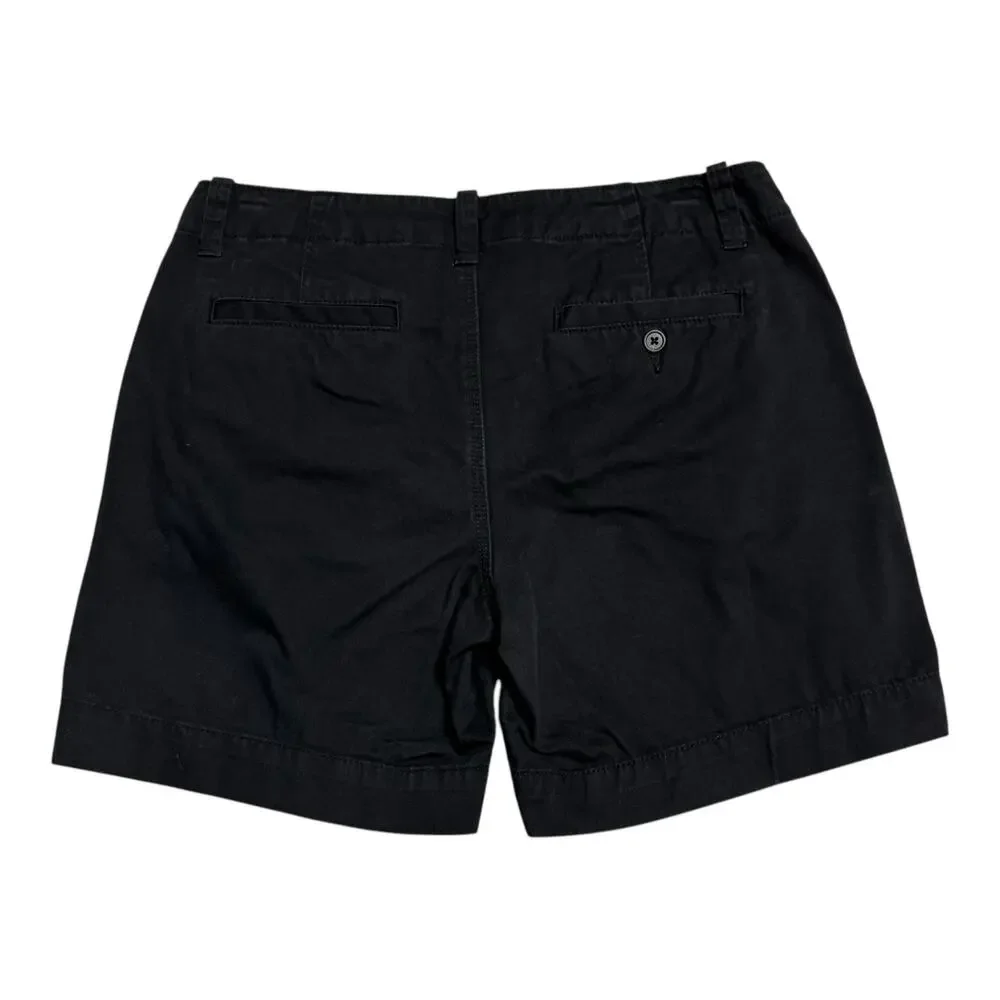 Lauren Ralph Lauren Flat Front Twill Shorts Black 6